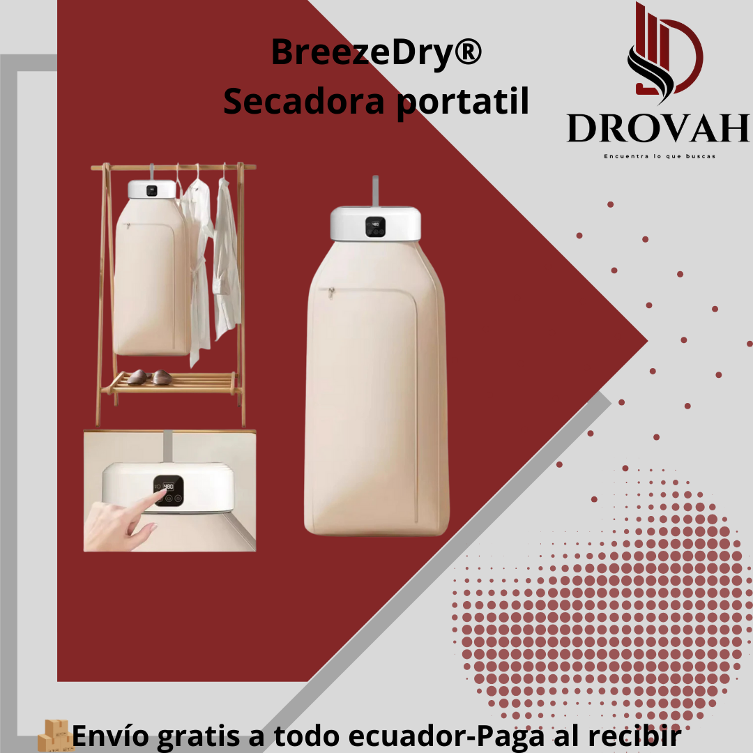 BreezeDry® Secadora portátil