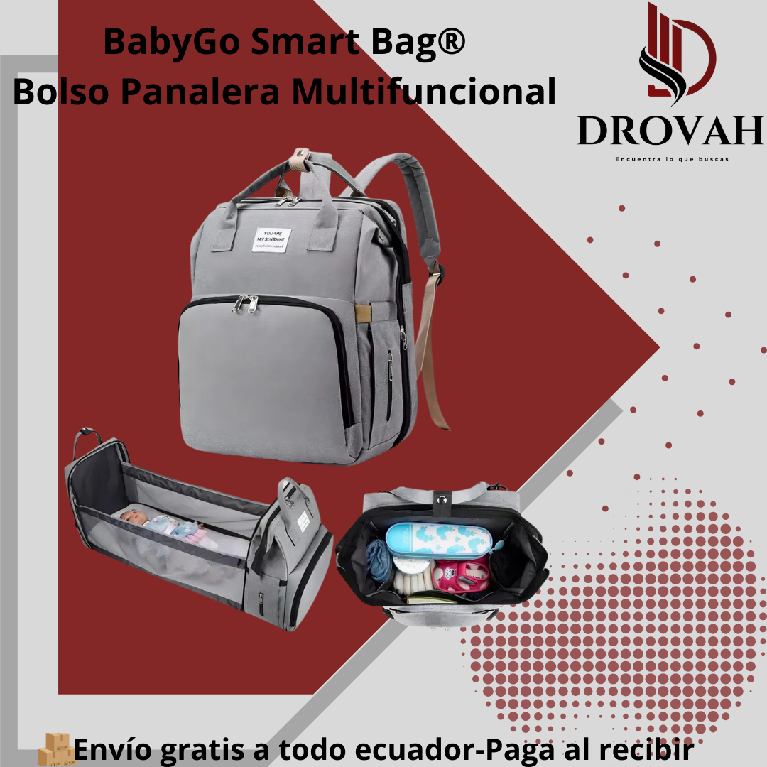 Bolso Pañalera Multifuncional Mochila