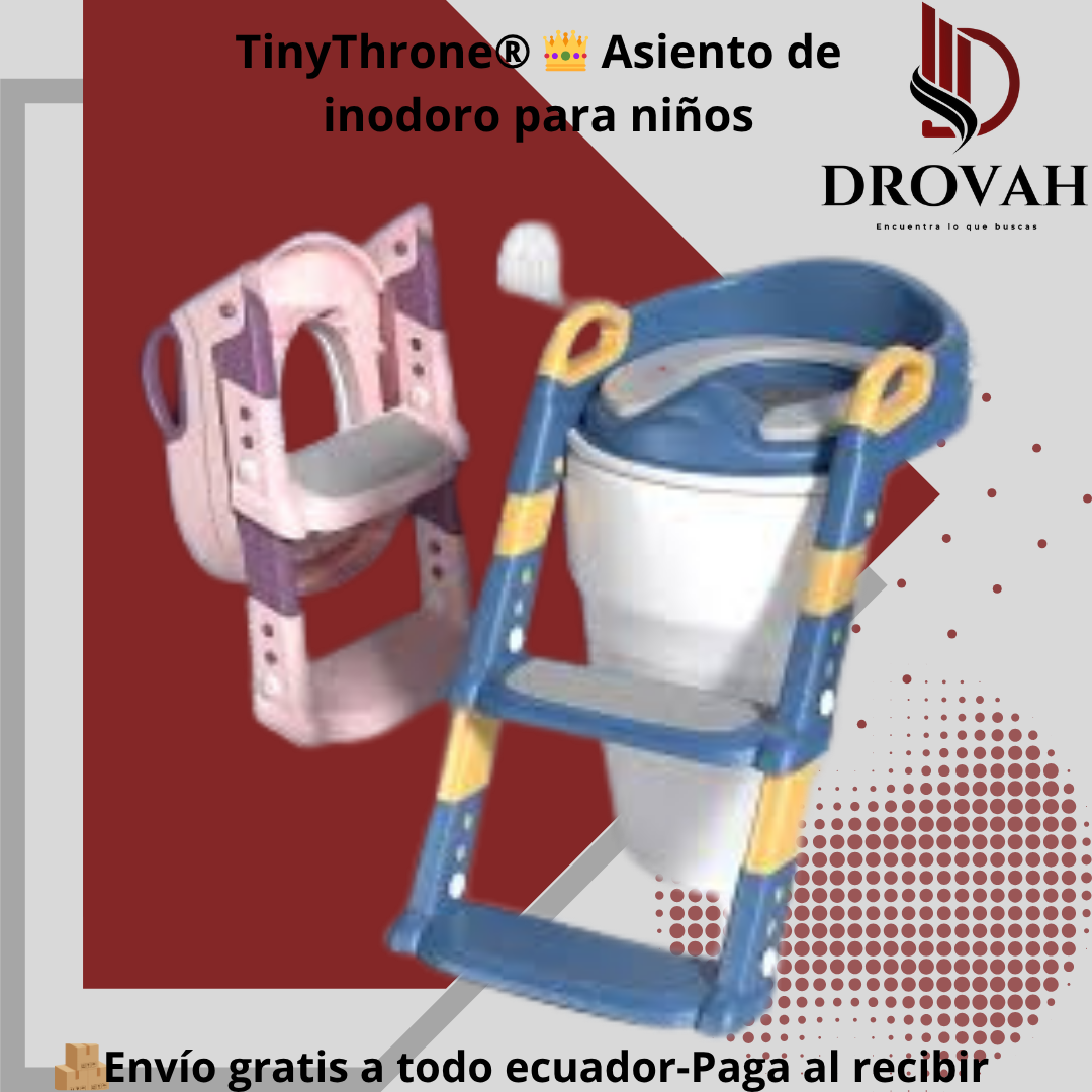 TinyThrone® 👑 ASIENTO DE INODORO PARA NIÑOS