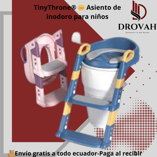 TinyThrone® 👑 ASIENTO DE INODORO PARA NIÑOS